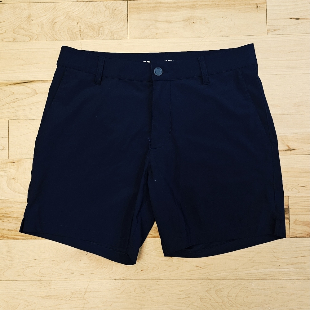 Rhone Resort Shorts 6” Inseam Navy Orbita Size 30 Stretch Golf Casual